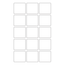 40312 - Label Size 53mm x 50mm - 15 label(s) per sheet 