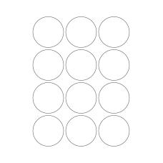 40313 - Label Size 56mm dia - 12 label(s) per sheet 