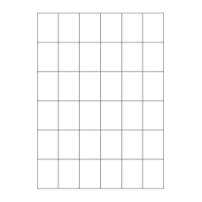 40314 - Label Size 31mm x 43mm - 36 label(s) per sheet 