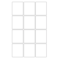 40319 - Label Size 56mm x 67mm - 12 label(s) per sheet