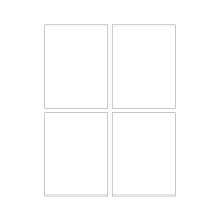 40320 - Label Size 85mm x 112mm - 4 label(s) per sheet