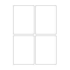 40323 - Label Size 88mm x 122mm - 4 label(s) per sheet 