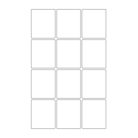 40330 - Label Size 52mm x 62mm - 12 label(s) per sheet