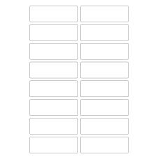 40332 - Label Size 90mm x 30mm - 16 label(s) per sheet 