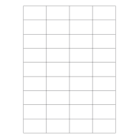 40336 - Label Size 49mm x 30mm - 36 label(s) per sheet
