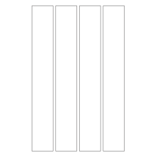 40341 - Label Size 40mm x 275mm - 4 label(s) per sheet 