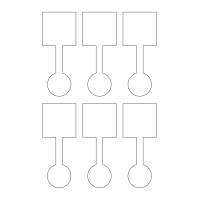 40344 - Label Size 50mm x 125mm - 6 label(s) per sheet