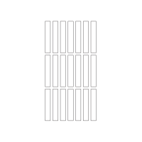 40345 - Label Size 11mm x 66mm - 21 label(s) per sheet