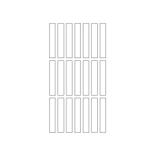40345 - Label Size 11mm x 66mm - 21 label(s) per sheet 