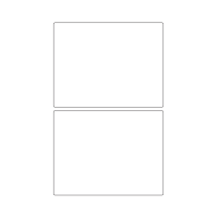 40347 - Label Size 150mm x 115mm - 2 label(s) per sheet