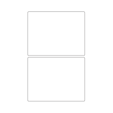 40347 - Label Size 150mm x 115mm - 2 label(s) per sheet 