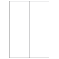 40348 - Label Size 100mm x 95mm - 6 label(s) per sheet