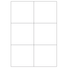 40348 - Label Size 100mm x 95mm - 6 label(s) per sheet 
