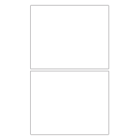 40351 - Label Size 166mm x 134mm - 2 label(s) per sheet