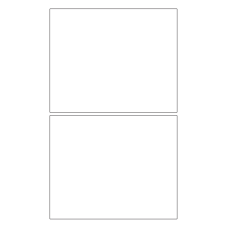 40351 - Label Size 166mm x 134mm - 2 label(s) per sheet 
