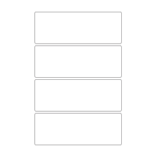 40352 - Label Size 164mm x 60mm - 4 label(s) per sheet 