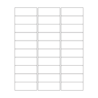 40353 - Label Size 67mm x 25mm - 30 label(s) per sheet