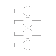 40354 - Label Size 141mm x 52mm - 4 label(s) per sheet 