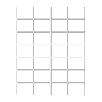 40357 - Label Size 48mm x 35mm - 28 label(s) per sheet