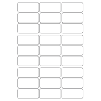 40359 - Label Size 63mm x 29mm - 27 label(s) per sheet