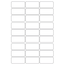 40359 - Label Size 63mm x 29mm - 27 label(s) per sheet 