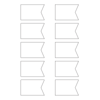 40363 - Label Size 70mm x 46mm - 10 label(s) per sheet