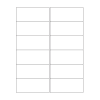 40366 - Label Size 99mm x 42.3mm - 12 label(s) per sheet
