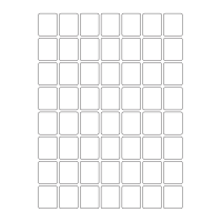 40371 - Label Size 25mm x 30mm - 56 label(s) per sheet