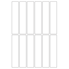 40376 - Label Size 29mm x 140mm - 12 label(s) per sheet
