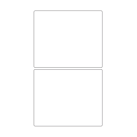 40377 - Label Size 148mm x 123mm - 2 label(s) per sheet