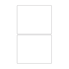 40377 - Label Size 148mm x 123mm - 2 label(s) per sheet
