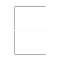 40385 - Label Size 155mm x 115mm - 2 label(s) per sheet