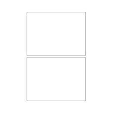 40385 - Label Size 155mm x 115mm - 2 label(s) per sheet