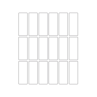 40386 - Label Size 27mm x 70mm - 18 label(s) per sheet