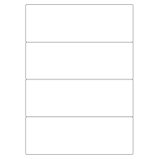 40387 - Label Size 202mm x 70mm - 4 label(s) per sheet