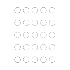 40388 - Label Size 24.647mm dia - 25 label(s) per sheet 