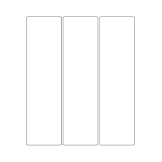 40389 - Label Size 64mm x 235mm - 3 label(s) per sheet
