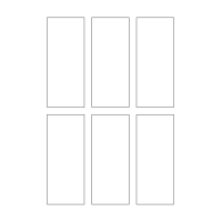40392 - Label Size 50mm x 120mm - 6 label(s) per sheet