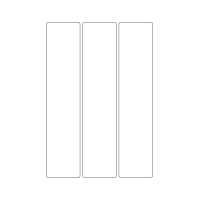 40394 - Label Size 50mm x 230mm - 3 label(s) per sheet