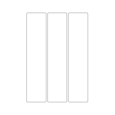 40394 - Label Size 50mm x 230mm - 3 label(s) per sheet 