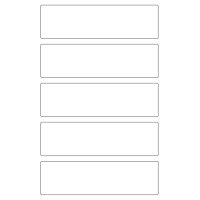 40395 - Label Size 175mm x 50mm - 5 label(s) per sheet
