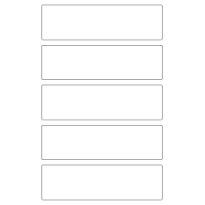 40395 - Label Size 175mm x 50mm - 5 label(s) per sheet 