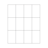 40396 - Label Size 50mm x 80mm - 12 label(s) per sheet