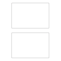 40397 - Label Size 183mm x 122.5mm - 2 label(s) per sheet