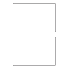 40397 - Label Size 183mm x 122.5mm - 2 label(s) per sheet 