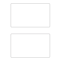 40399 - Label Size 190mm x 115mm - 2 label(s) per sheet
