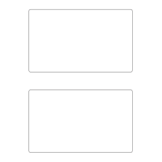 40399 - Label Size 190mm x 115mm - 2 label(s) per sheet 
