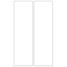 40402 - Label Size 84mm x 287mm - 2 label(s) per sheet 