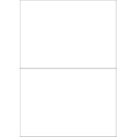 40403 - Label Size 210mm x 147.6mm - 2 label(s) per sheet