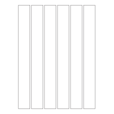 40406 - Label Size 30mm x 270mm - 6 label(s) per sheet 